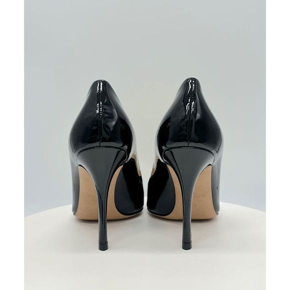 Valentino Garavani One Stud 100mm Pointed-toe Patent Leather Pumps EU 40 Black - Picture 10 of 11